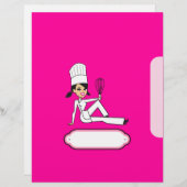 レシピ綴じ機の分割頁 (正面/裏面)