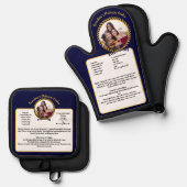 レシピ航海のKeepsakeテンプレート追加Photo Navy 鍋つかみ&鍋敷きセット (正面/裏面)