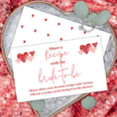 レシピ要求応援ラブバレンタインハート エンクロージャーカード