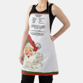 レシピ記念クリスマスクリスマスヴィンテージサンタクロース エプロン (インサイチュ)