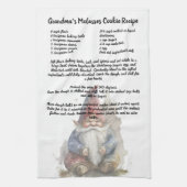 レシピ記念クリスマス格言レッドハット キッチンタオル (縦)