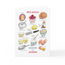 レシピ赤と黄色の誕生日チーズケーキ