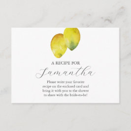 レシピ エンクロージャーカード