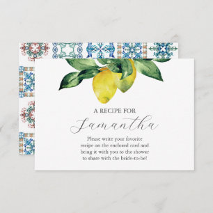 レシピ エンクロージャーカード