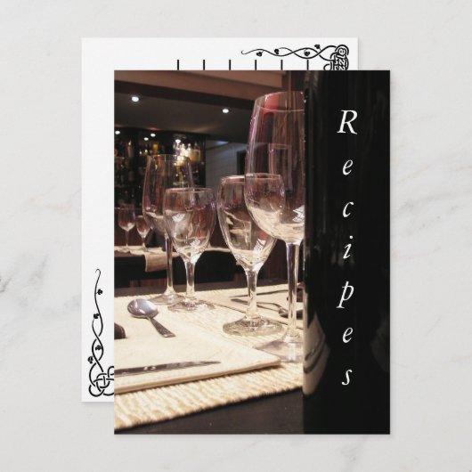 レシピ カード (正面/裏面)