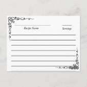 レシピ カード (裏面)