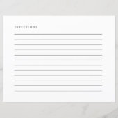 レシピ |キッチンモダンレシピカードから (裏面)