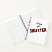 レシピ – スパイラル手書き料理本 ノートブック (内部)