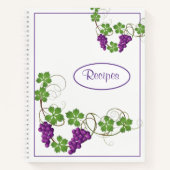 レシピ ノートブック (正面)