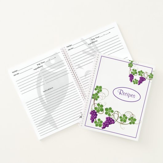 レシピ ノートブック (内部)