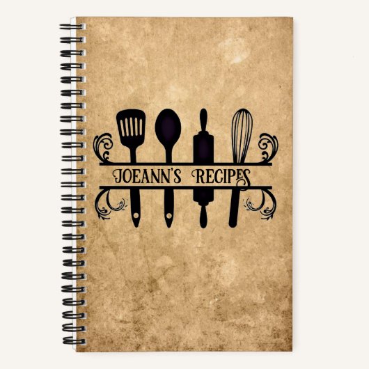 レシピ ノートブック (正面)