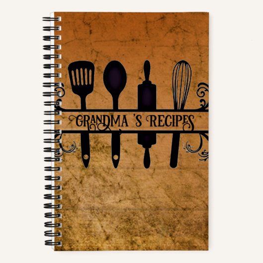 レシピ ノートブック (正面)