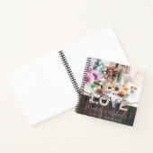 レシピ-ブライダルシャワー新婚フォトファミリー ノートブック (内部)