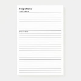 レシピ ポストイット