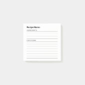 レシピ ポストイット (正面)