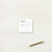 レシピ ポストイット (デスク上)