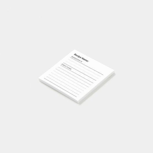 レシピ ポストイット (アングル)