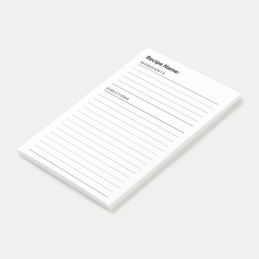 レシピ ポストイット (アングル)