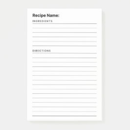 レシピ ポストイット