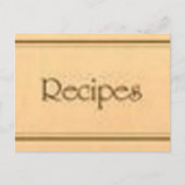 レシピ ポストカード (正面)