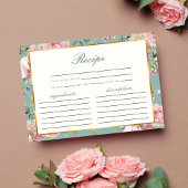 レシピ ラブシャック フィアンセ ガーデン ブライダルシャワー エンクロージャーカード