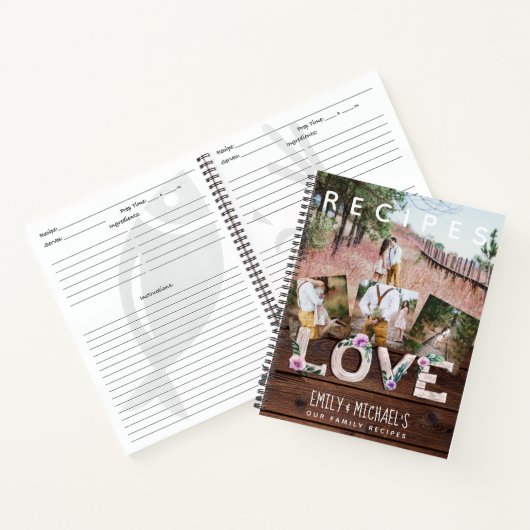 レシピ - 家族の伝統 母 祖母 妻 ノートブック (内部)