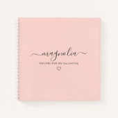 レシピ | Pink Cookbook ノートブック (正面)