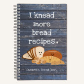 レシピBread Spiral Notebook ノートブック (正面)