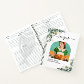 レシピeucalyptus緑の金ゴールド写真の祖母 ノートブック (内部)