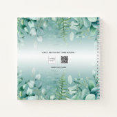 レシピeucalyptus greenery woodland名 ノートブック (裏面)