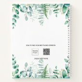 レシピeucalyptus greenry woodland name ノートブック (裏面)