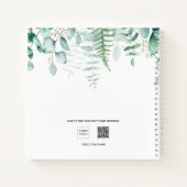 レシピeucalyptus greenry woodland name ノートブック (裏面)