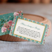 レシピfor花嫁ガーデンパーティーラブシャックフィアンス エンクロージャーカード
