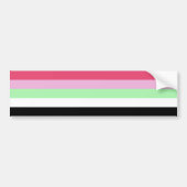 レシプロマンティックプライド バンパーステッカー (正面)