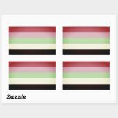 レシプロマンティックプライド 長方形シール (シート)