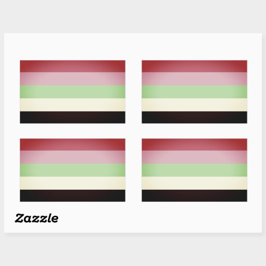 レシプロマンティックプライド 長方形シール (シート)