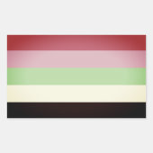 レシプロマンティックプライド 長方形シール (正面)