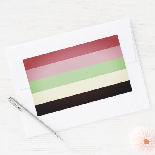 レシプロマンティックプライド 長方形シール (封筒)