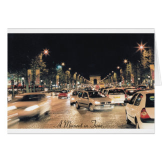 レシャンゼリゼ。パリ。(時間の中の瞬間)