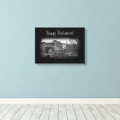 レシービングトゥーム破滅ハッピーハローウィン キャンバスプリント (インサイチュ (ウッドフロア))