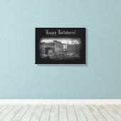 レシービングトゥーム破滅ハッピーハローウィン キャンバスプリント (インサイチュ (ウッドフロア))