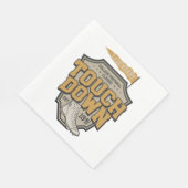 レジェンダリーカレッジサッカーTouchダウン スタンダードランチョンナプキン (角)