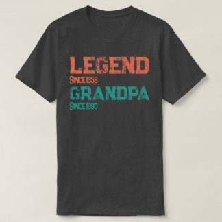 レジェンダリーグランドパパ ヴィンテージ父の日 Tシャツ