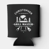 レジェンダリーグリルマスター 名前入りBBQ バッジ 缶クーラー (裏面)