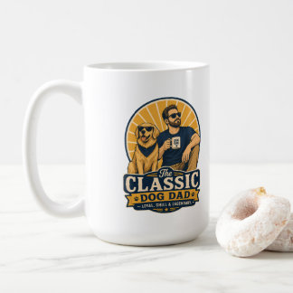 レジェンダリードッグダッド ヴィンテージ父の日ギフト コーヒーマグカップ