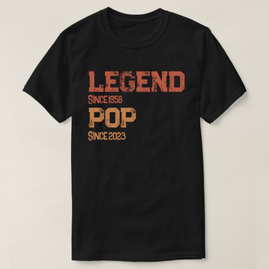 レジェンダリー・ポップ・ビンテージ 父の日 Tシャツ (デザイン正面)