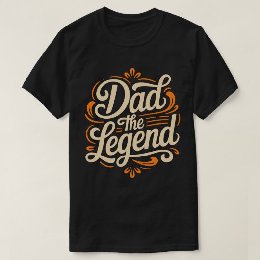 レジェンドお父さん書道Tシャツ Tシャツ (デザイン正面)