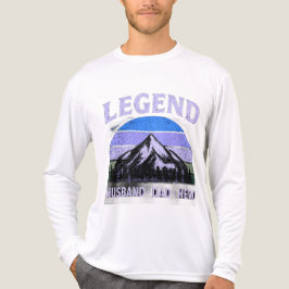 レジェンドな夫 パパ ヒーロー ヴィンテージ 父の日 トライブレンドTシャツ