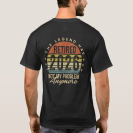 レジェンドの引退 2026 レトロサンセット グラフィック Tシャツ