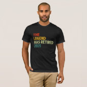 レジェンドは2025年に引退 ヴィンテージの引退記念デザイン25 Tシャツ (正面フル)
